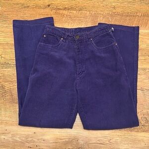 Made In The Shade Vintage 1980s 1990s Purple Corduroy Straight Leg Pants D7
